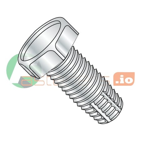 Newport Fasteners Thread Cutting Screw, 3/8"-16 x 5/8 in, Zinc Plated Steel Hex Head Hex Drive, 1000 PK 469841